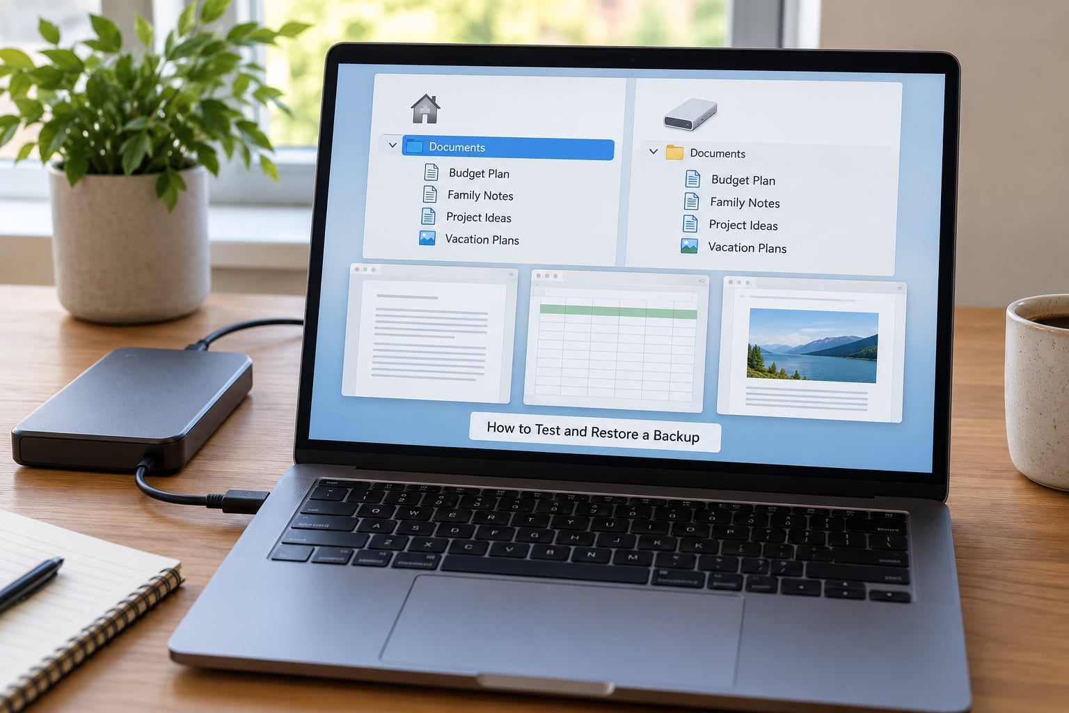 How to Test and Restore a Backup