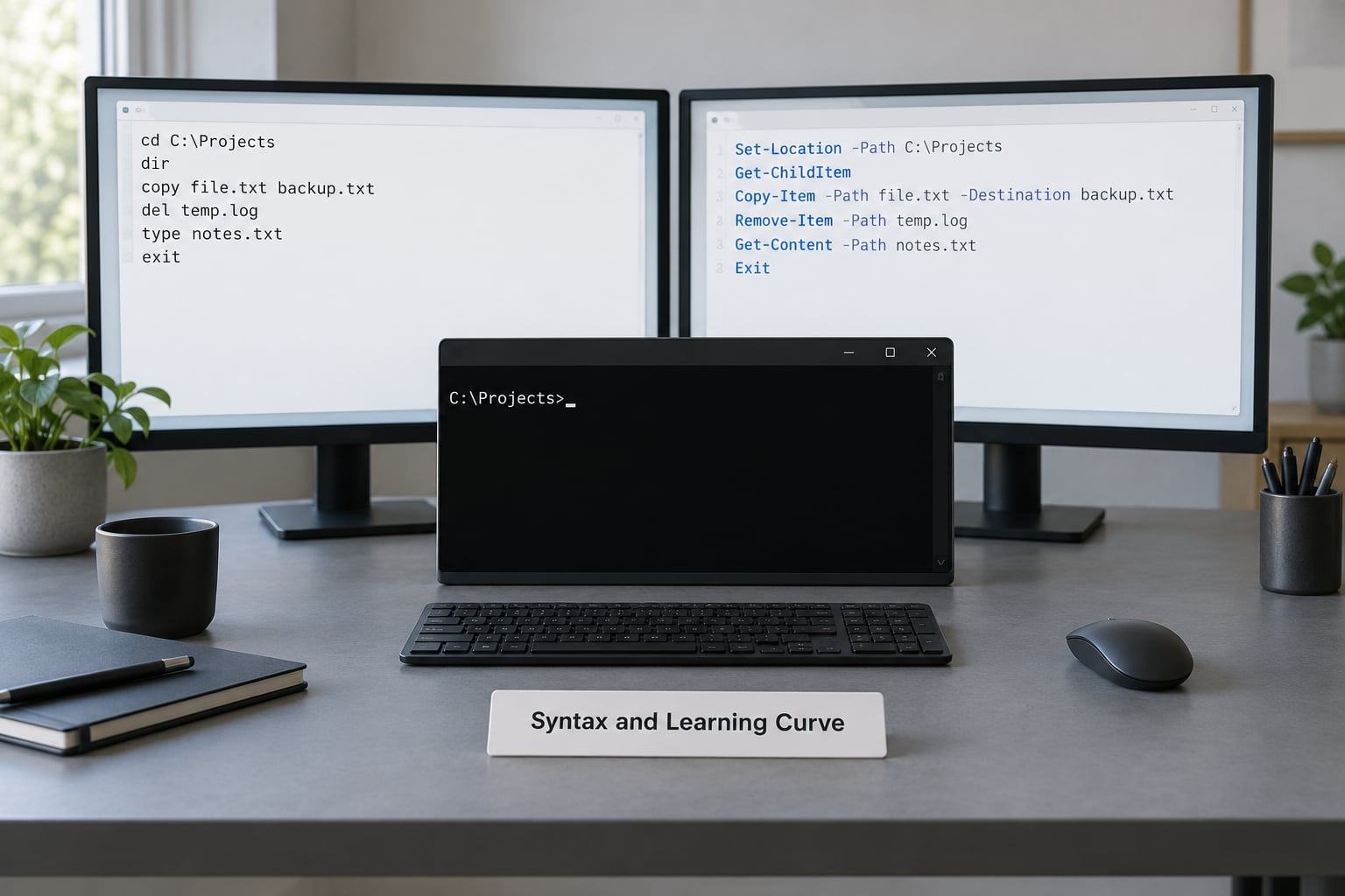 Syntax and Learning Curve