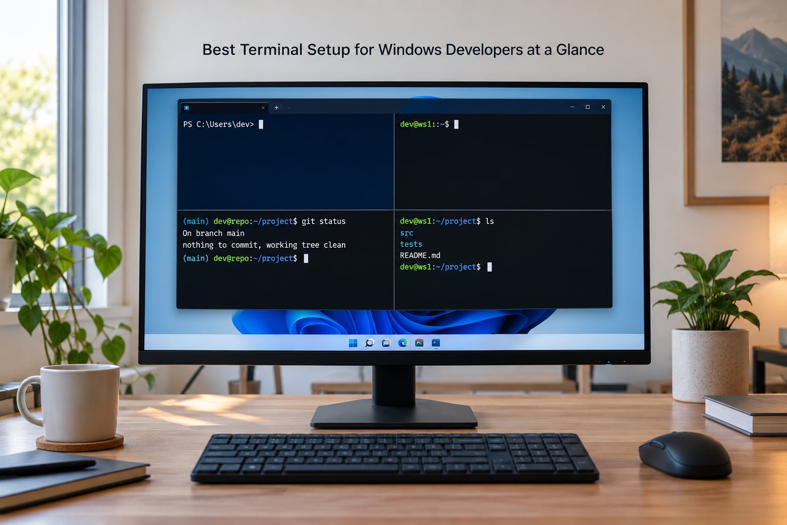 Best Terminal Setup for Windows Developers at a Glance