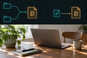 hard links vs symbolic links explained