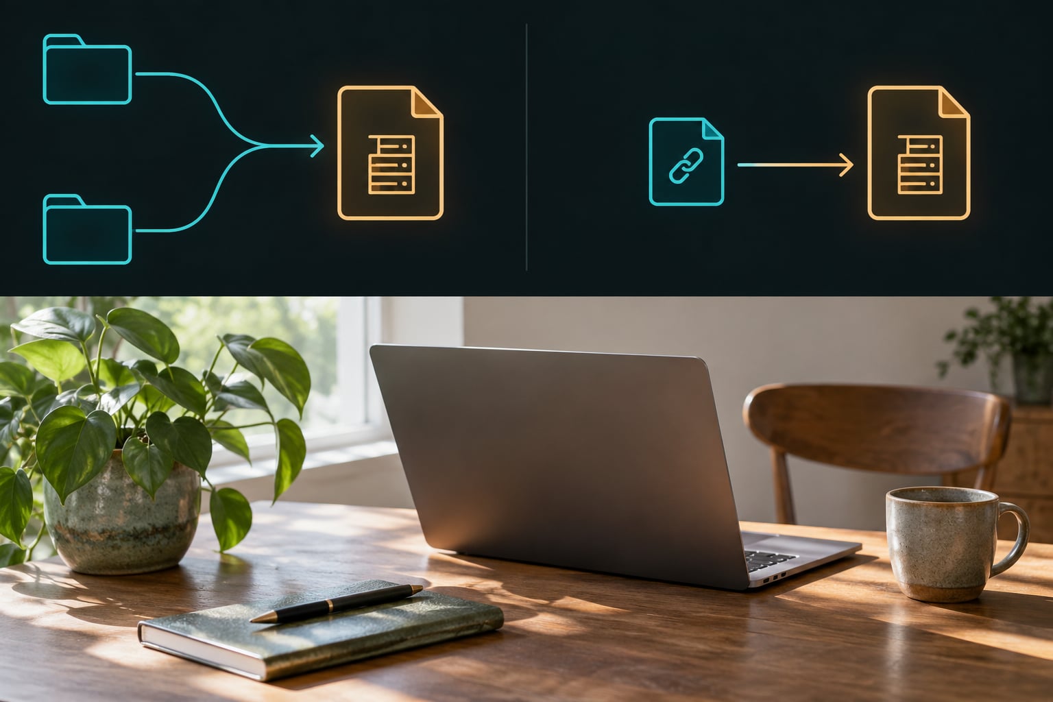hard links vs symbolic links explained