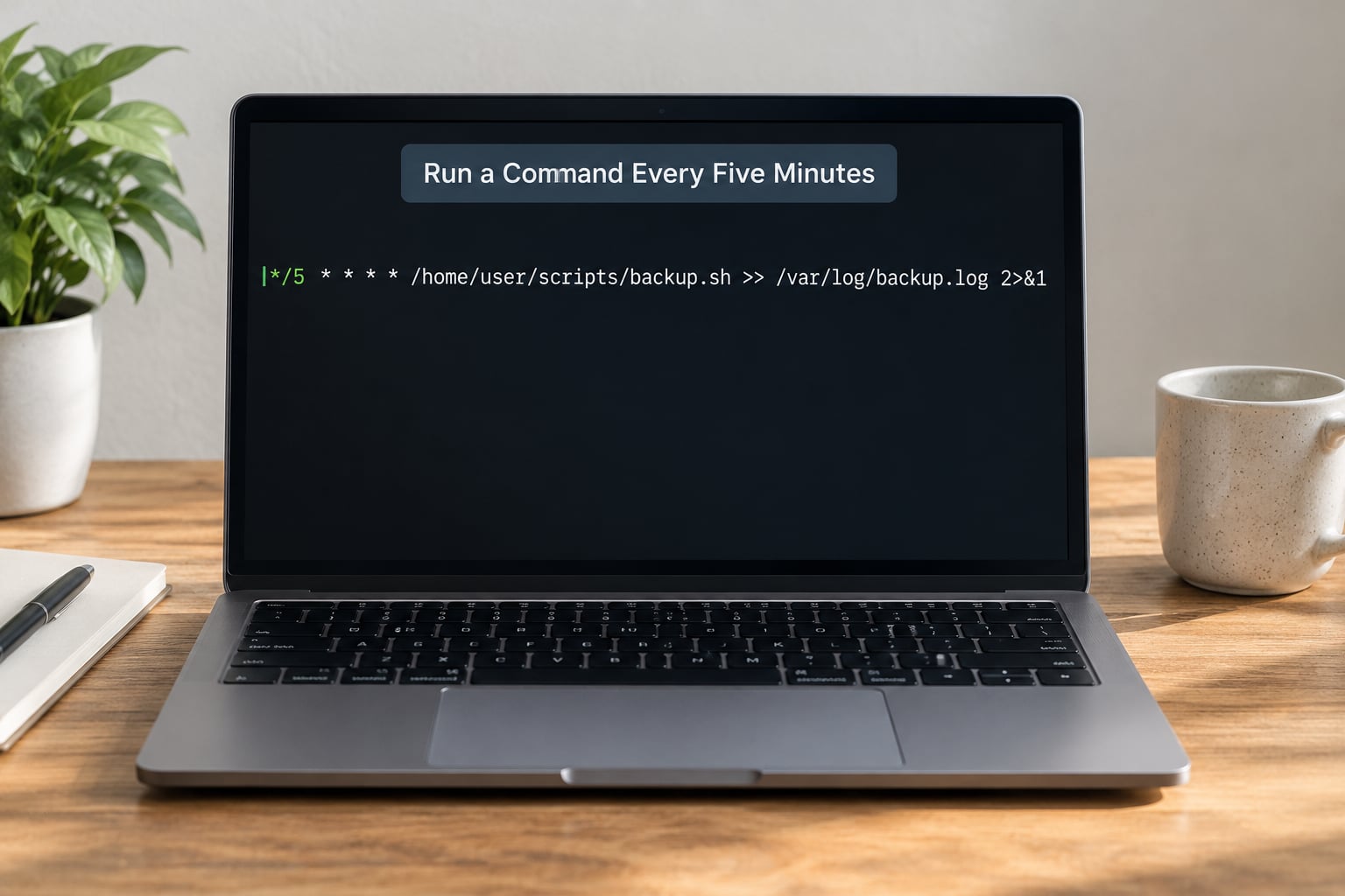 Run a Command Every Five Minutes