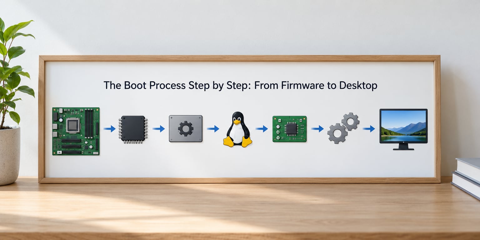 The Boot Process Step by Step: From Firmware to Desktop
