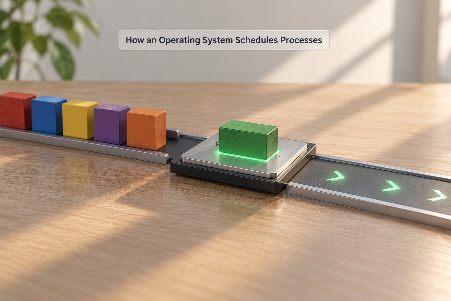 How an Operating System Schedules Processes