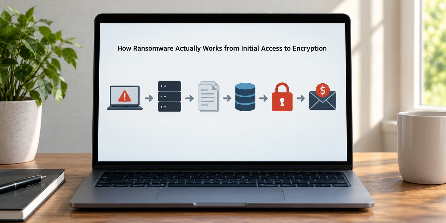 How Ransomware Actually Works from Initial Access to Encryption