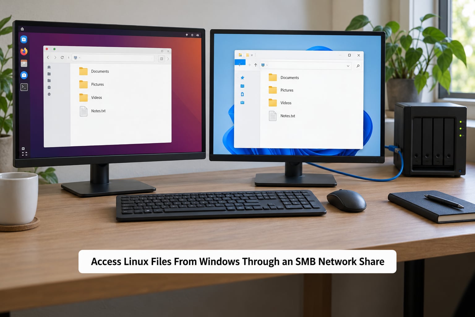 Access Linux Files From Windows Through an SMB Network Share