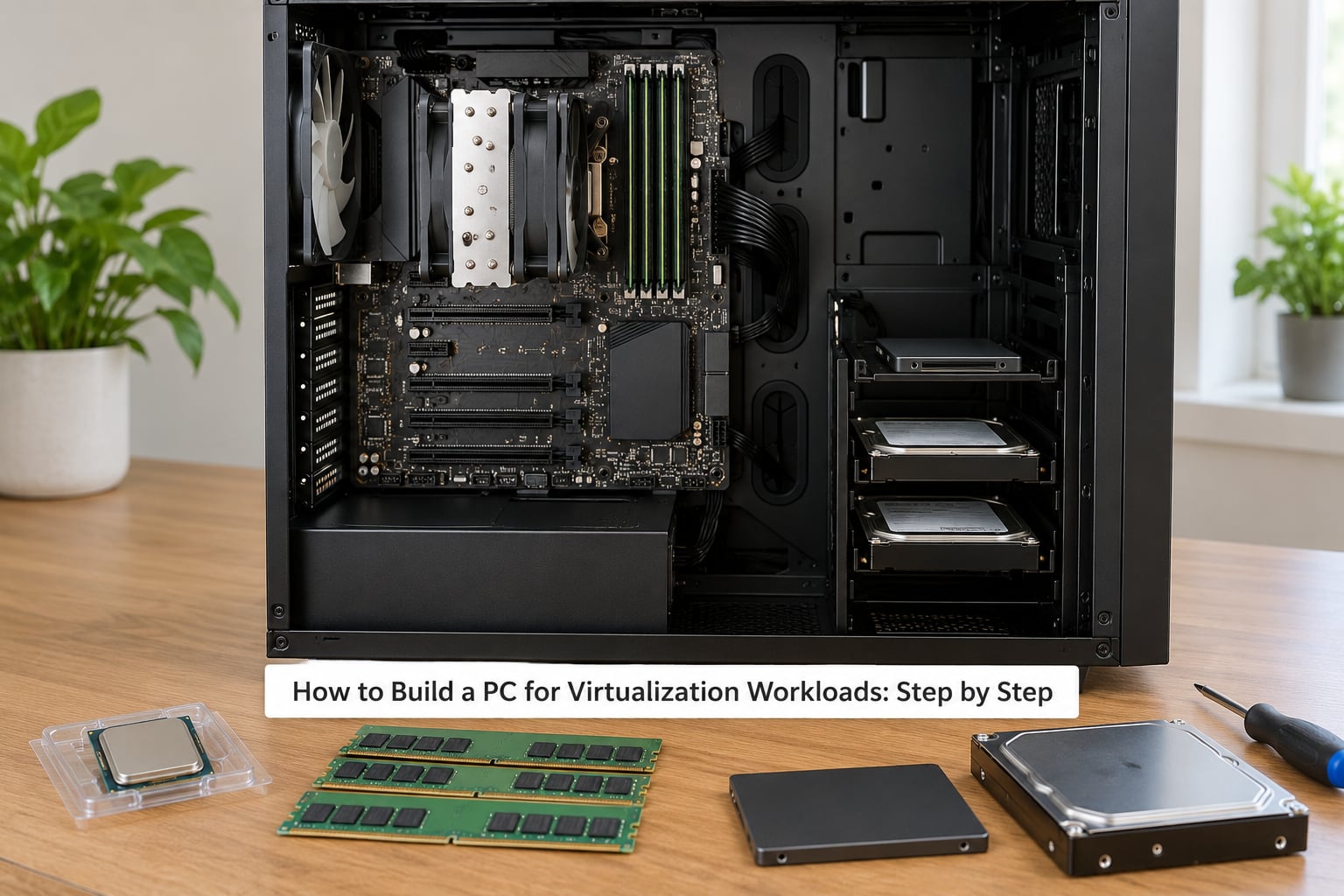 How to Build a PC for Virtualization Workloads: Step by Step