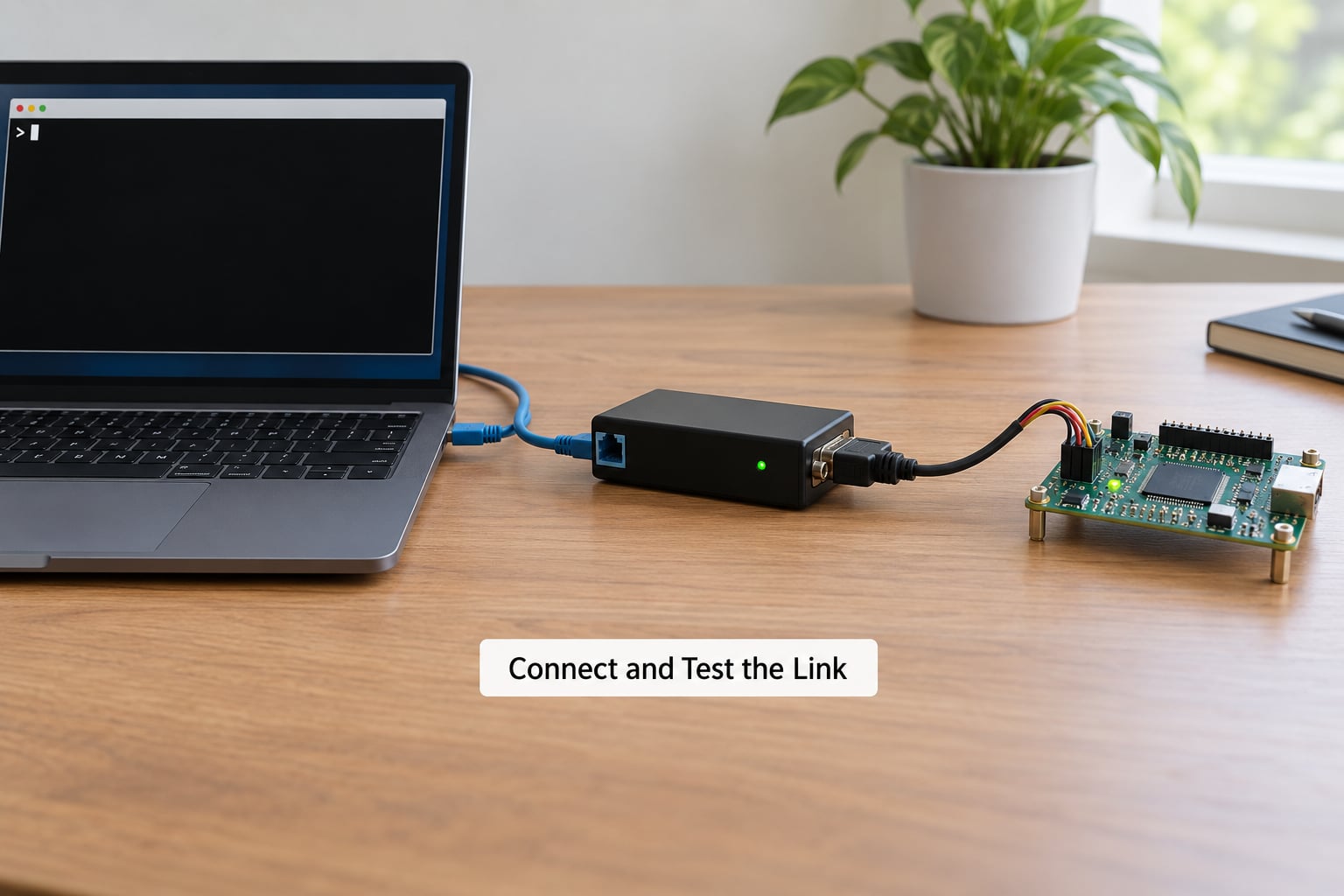 Connect and Test the Link