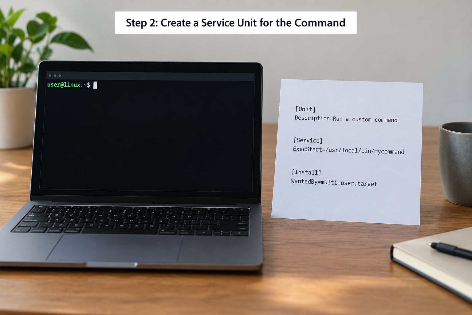 Step 2: Create a Service Unit for the Command