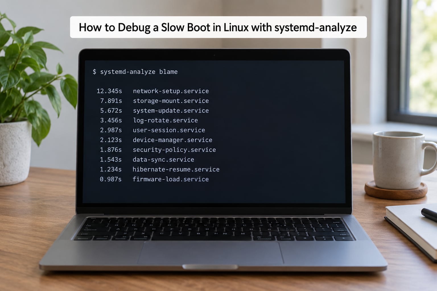 How to Debug a Slow Boot in Linux with systemd-analyze