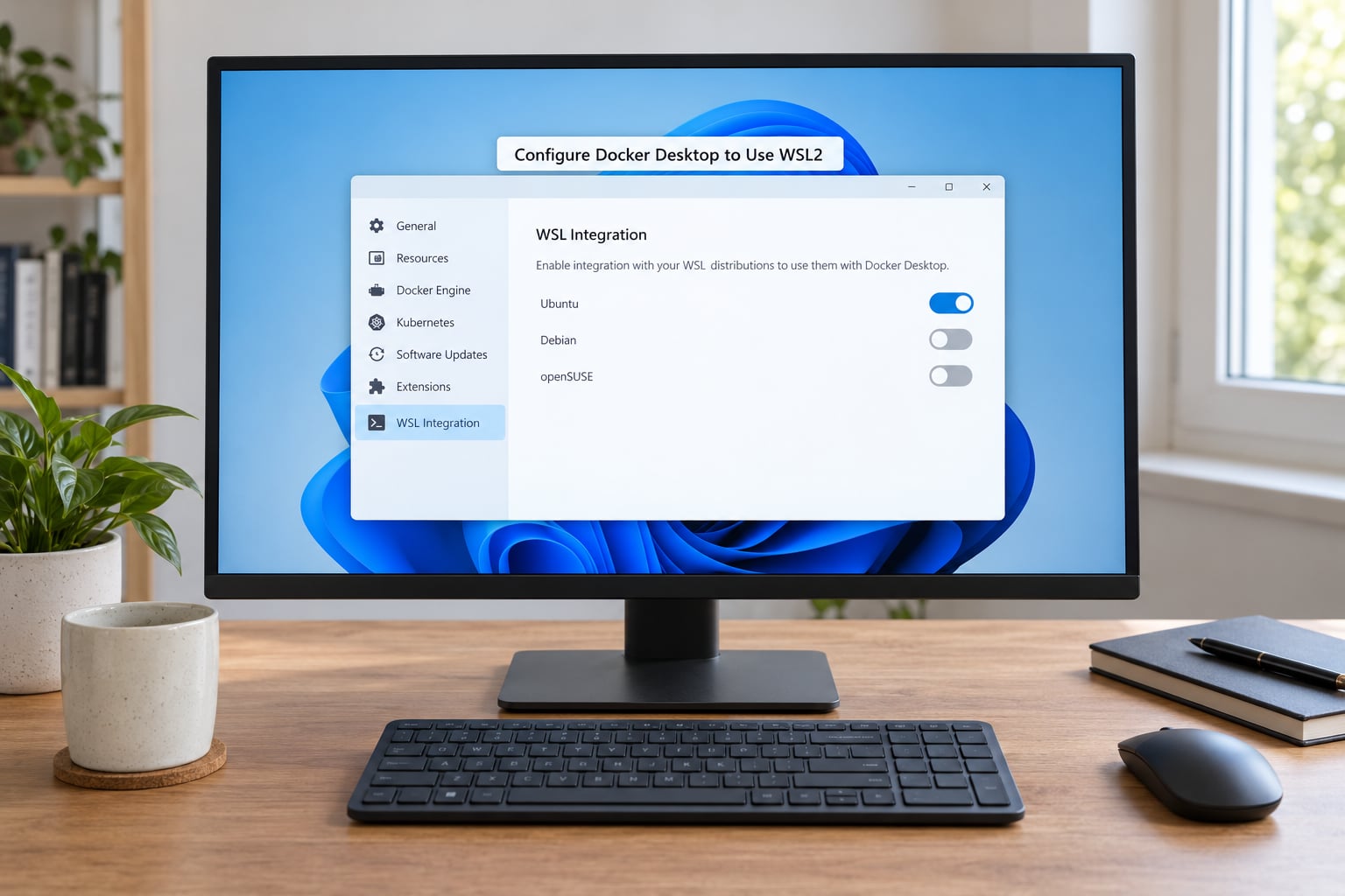 Configure Docker Desktop to Use WSL2