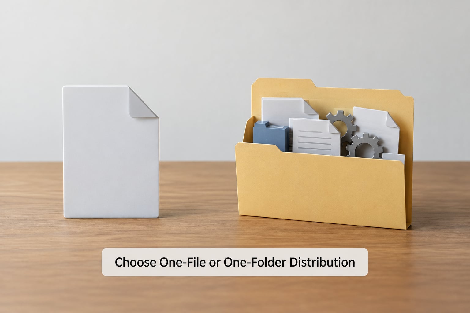 Choose One-File or One-Folder Distribution