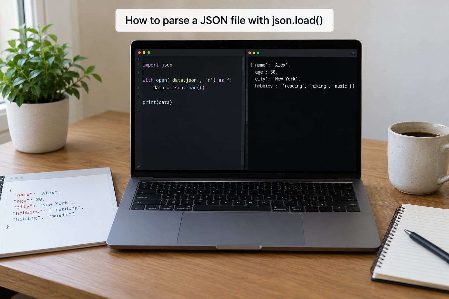How to parse a JSON file with json.load()