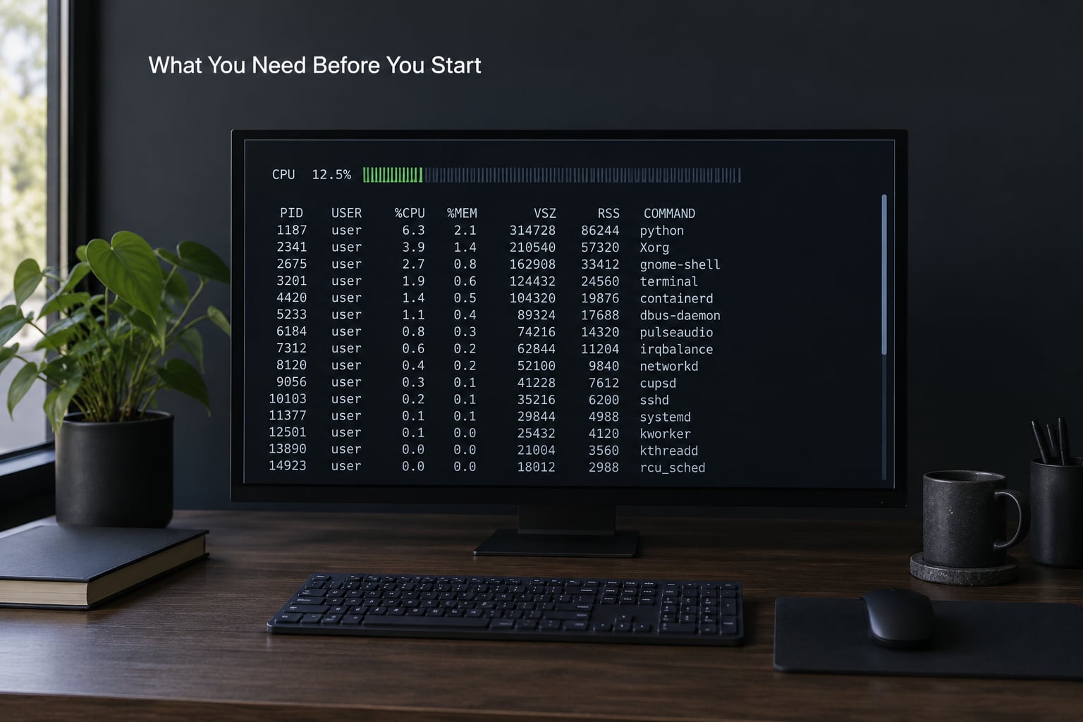 What You Need Before You Start