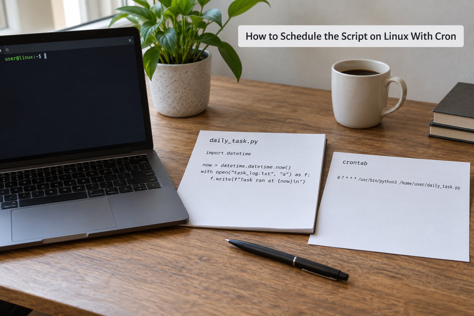 How to Schedule the Script on Linux With Cron