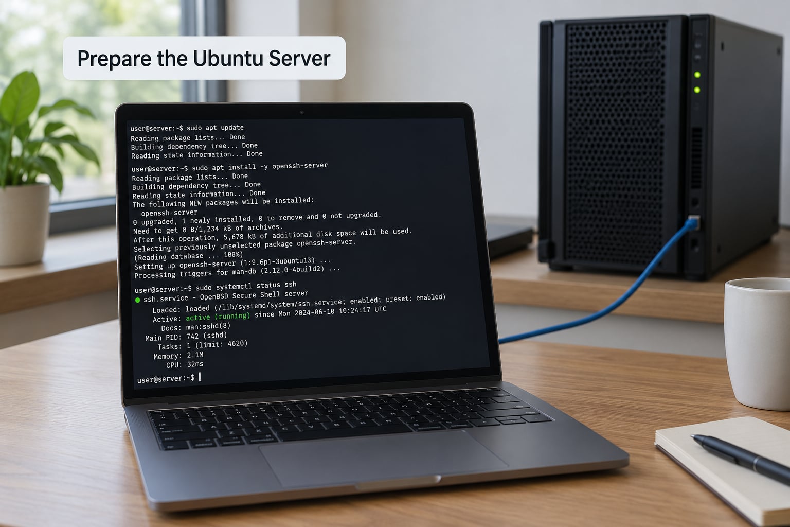Prepare the Ubuntu Server