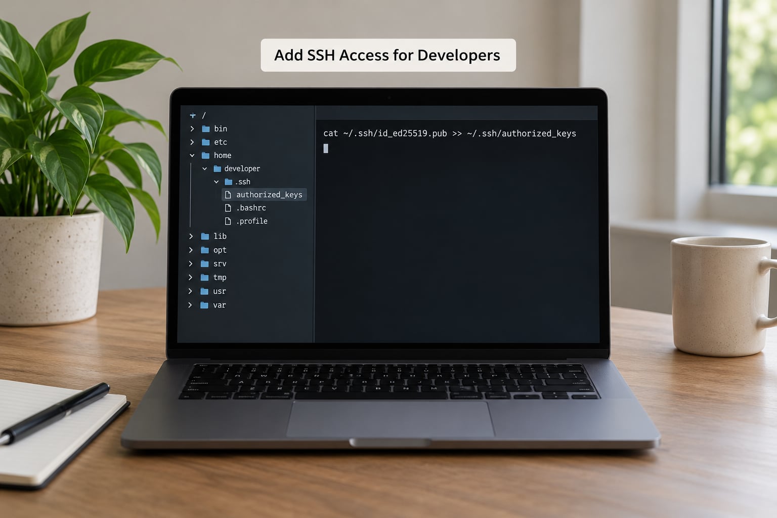 Add SSH Access for Developers