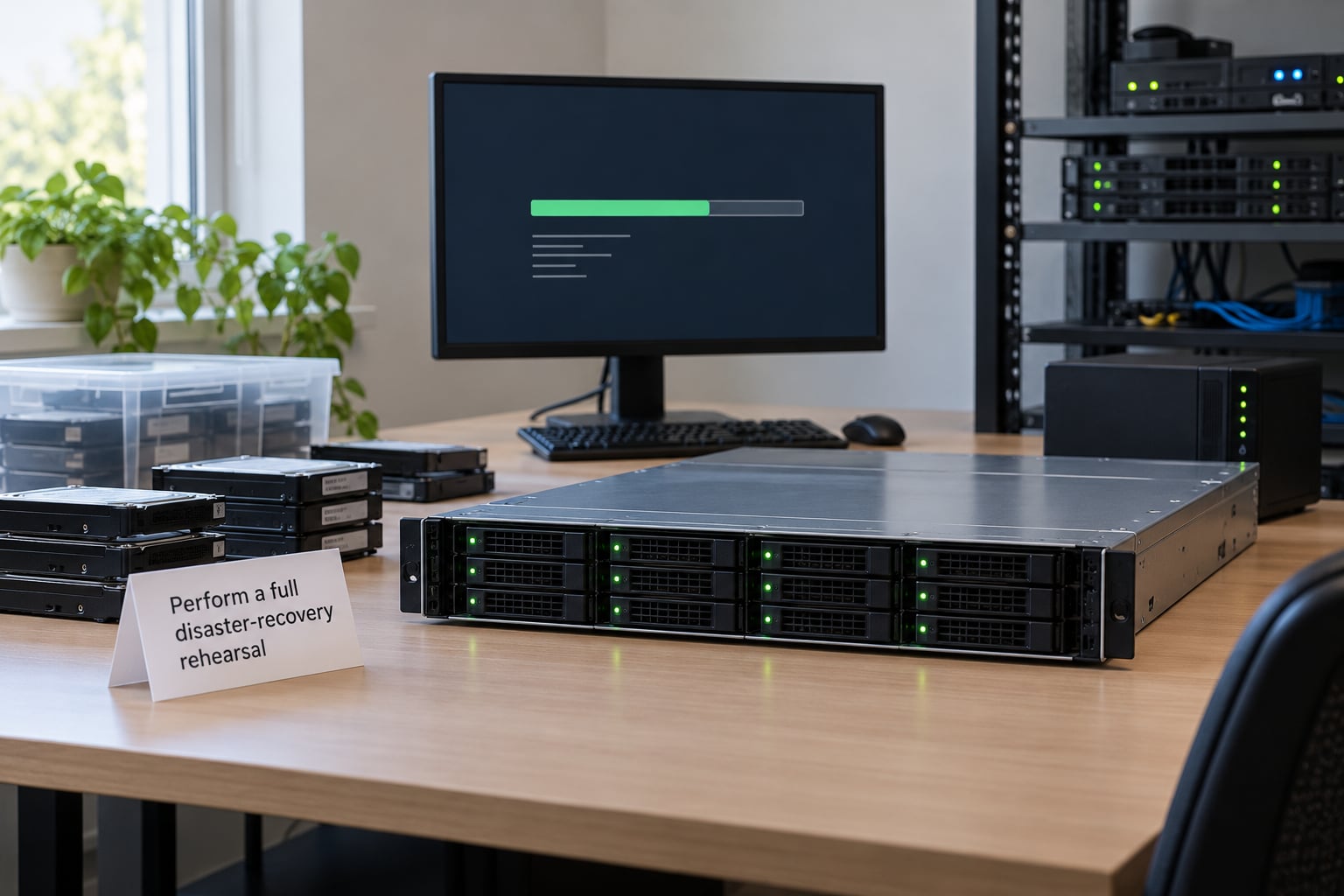 Perform a full disaster-recovery rehearsal