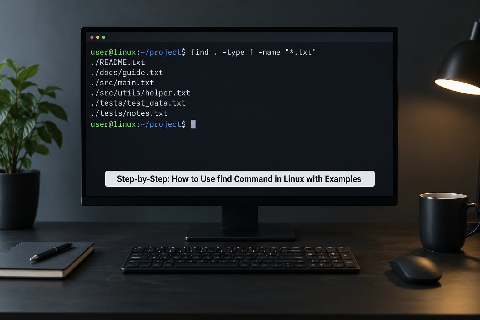 Step-by-Step: How to Use find Command in Linux with Examples