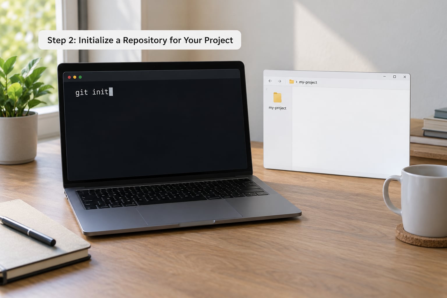 Step 2: Initialize a Repository for Your Project