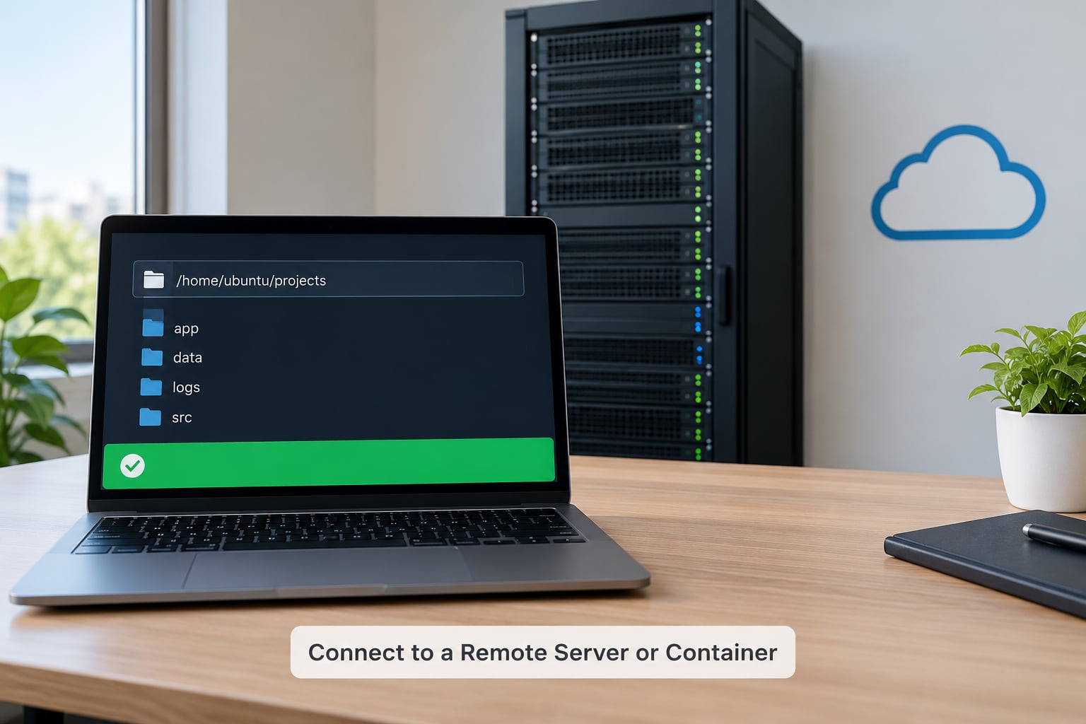 Connect to a Remote Server or Container