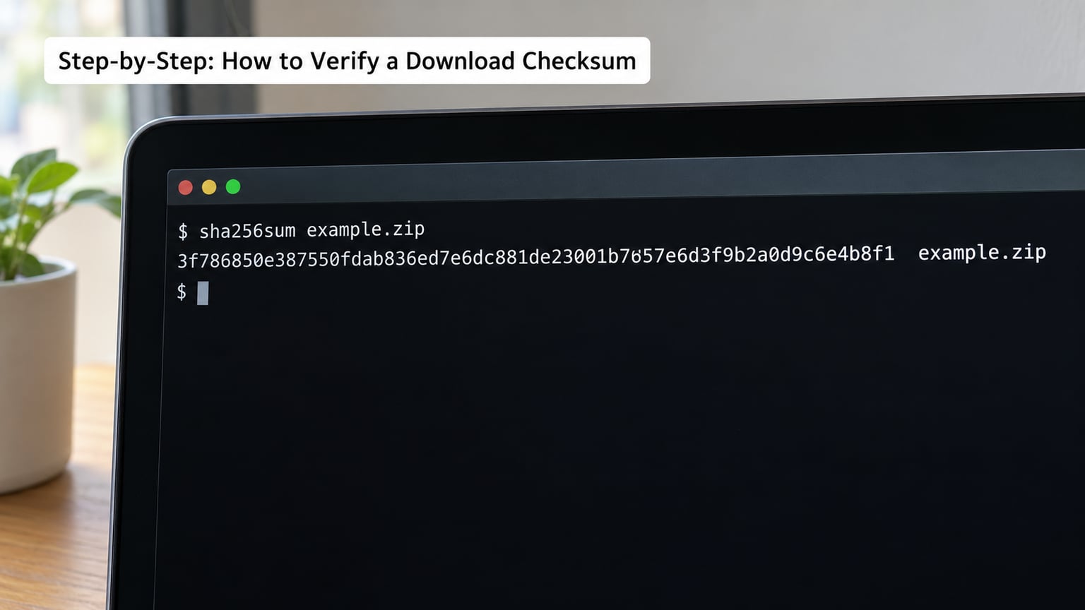 Step-by-Step: How to Verify a Download Checksum