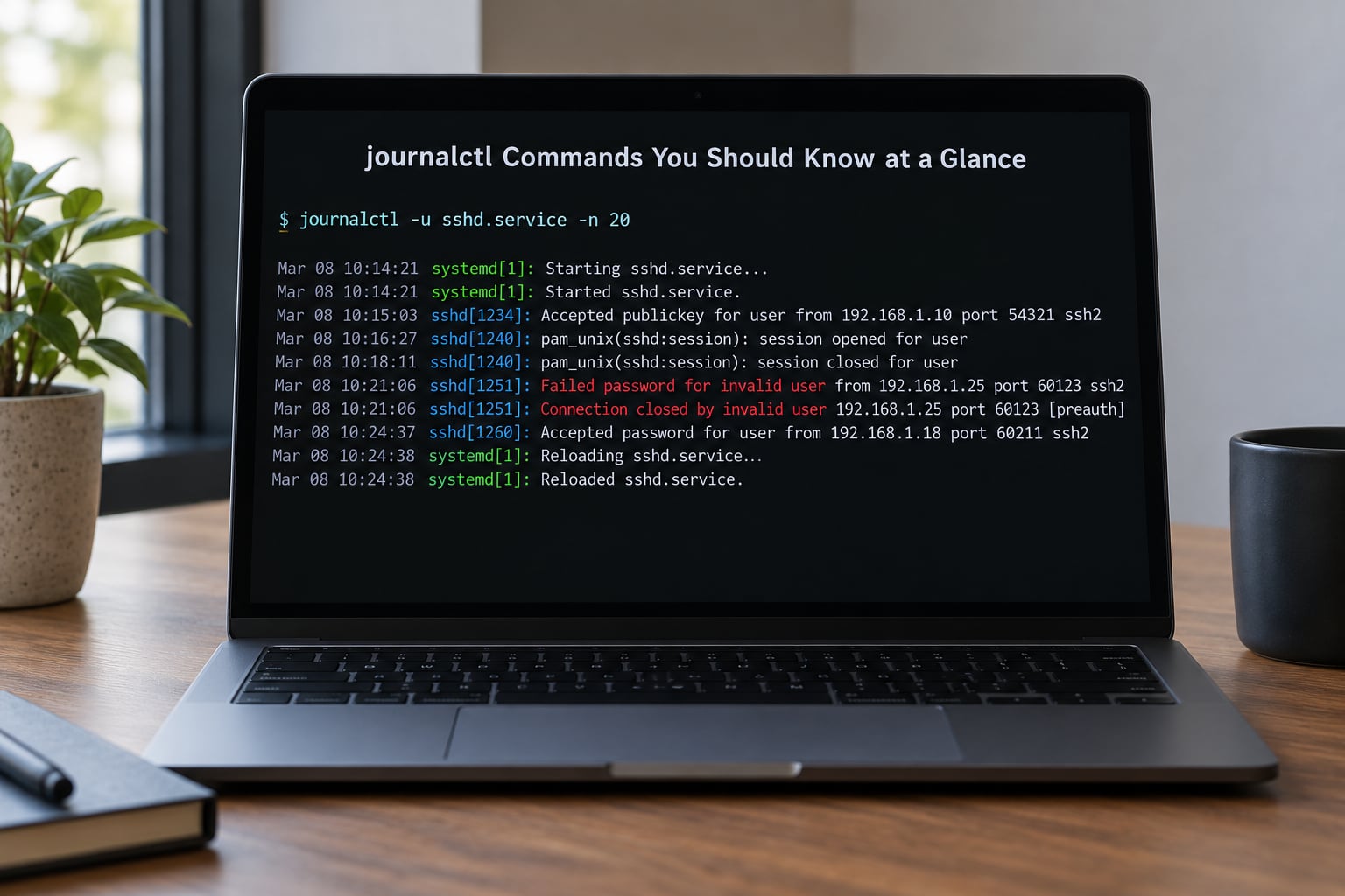 journalctl Commands You Should Know at a Glance