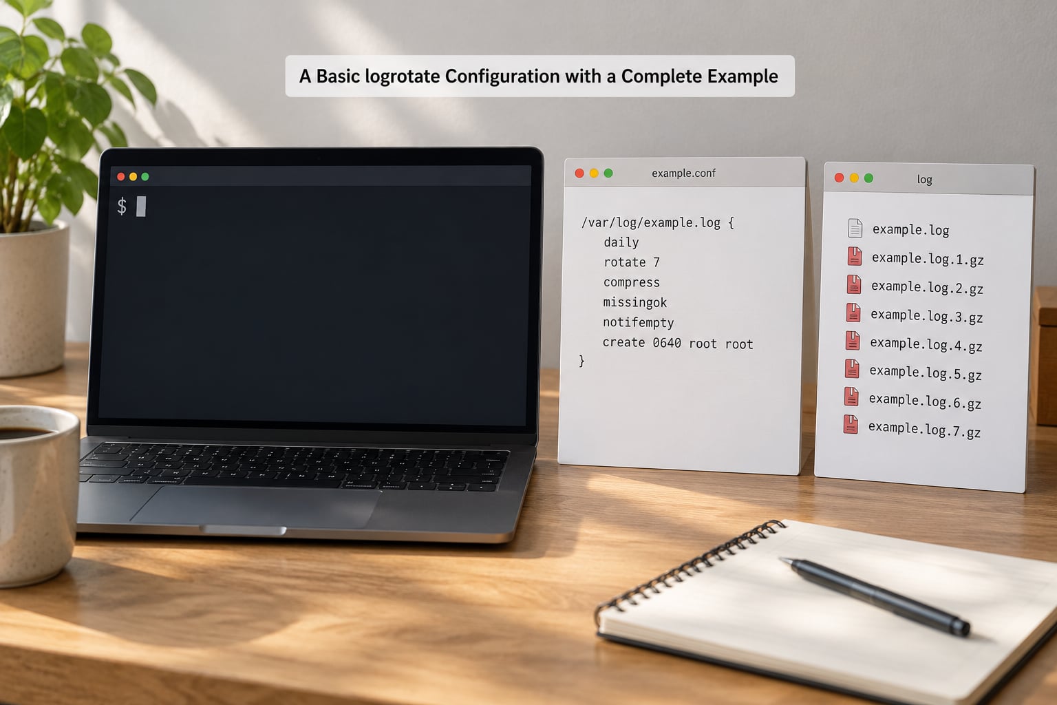 A Basic logrotate Configuration with a Complete Example