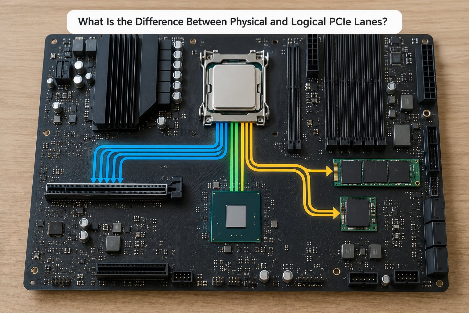 What Is the Difference Between Physical and Logical PCIe Lanes?