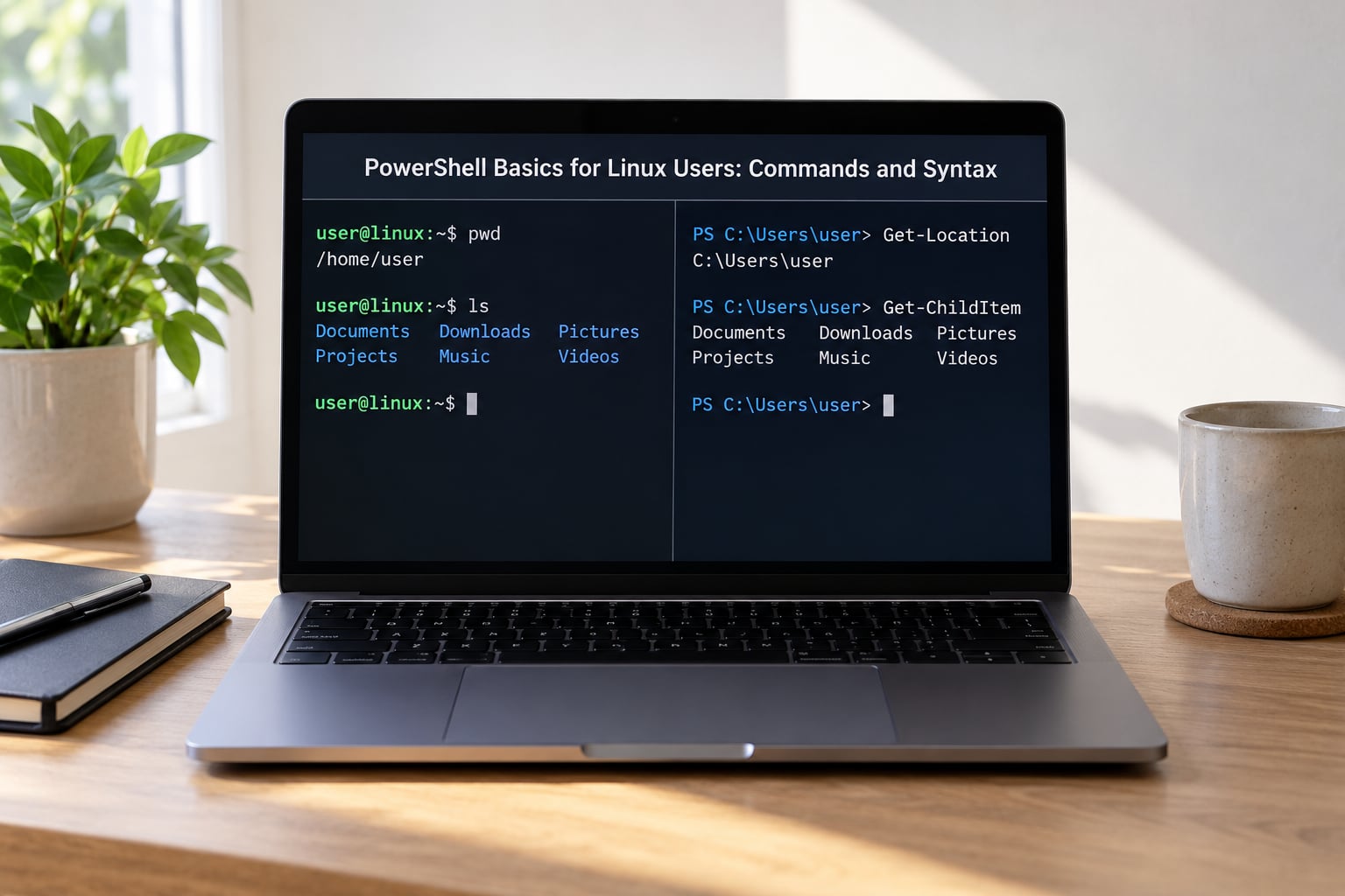 PowerShell Basics for Linux Users: Commands and Syntax