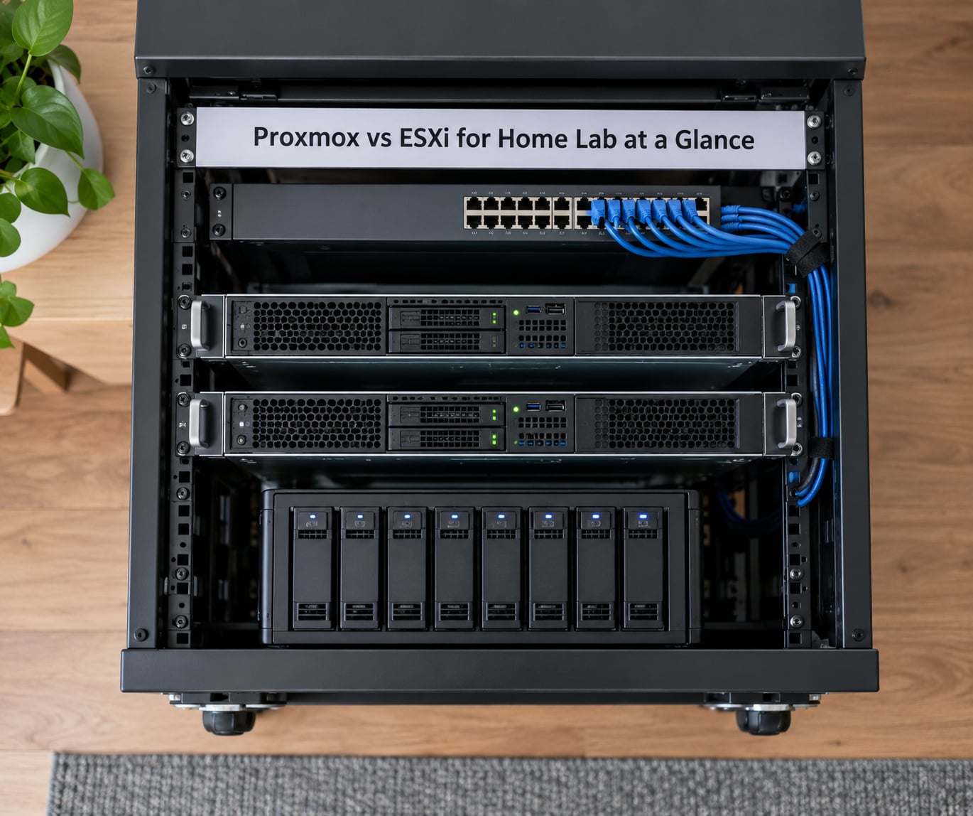 Proxmox vs ESXi for Home Lab at a Glance