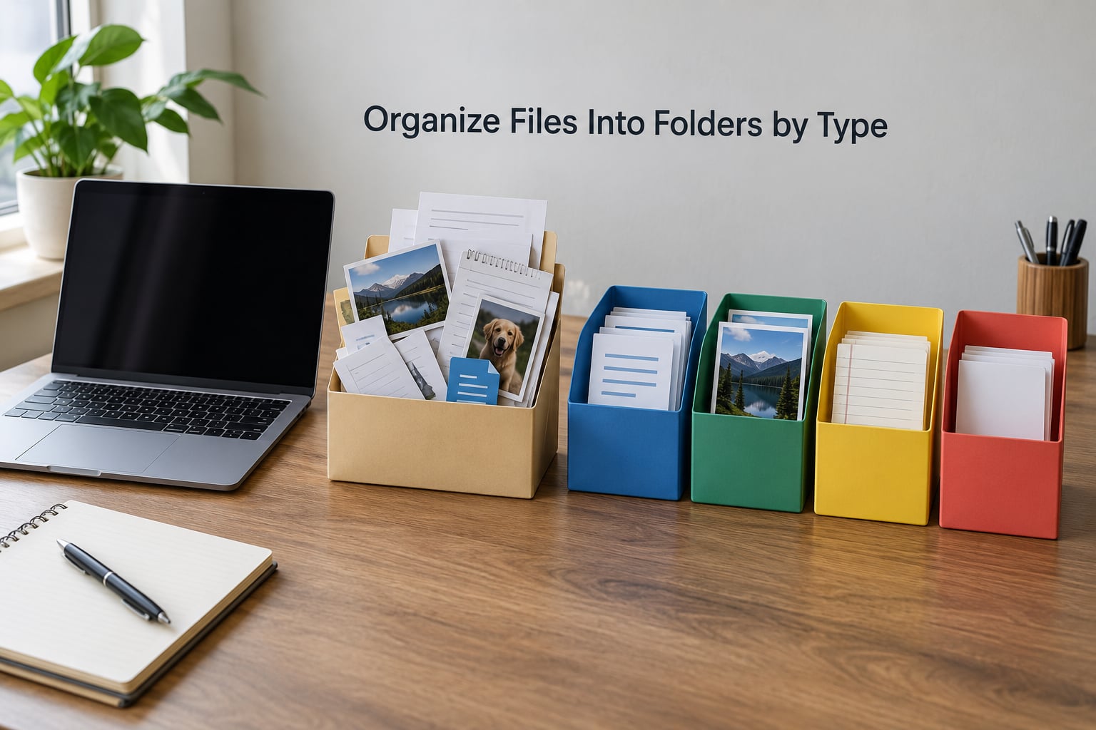 Organize Files Into Folders by Type