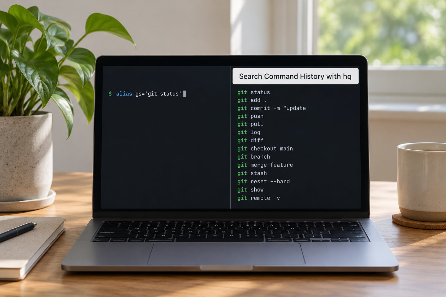 Search Command History with hq