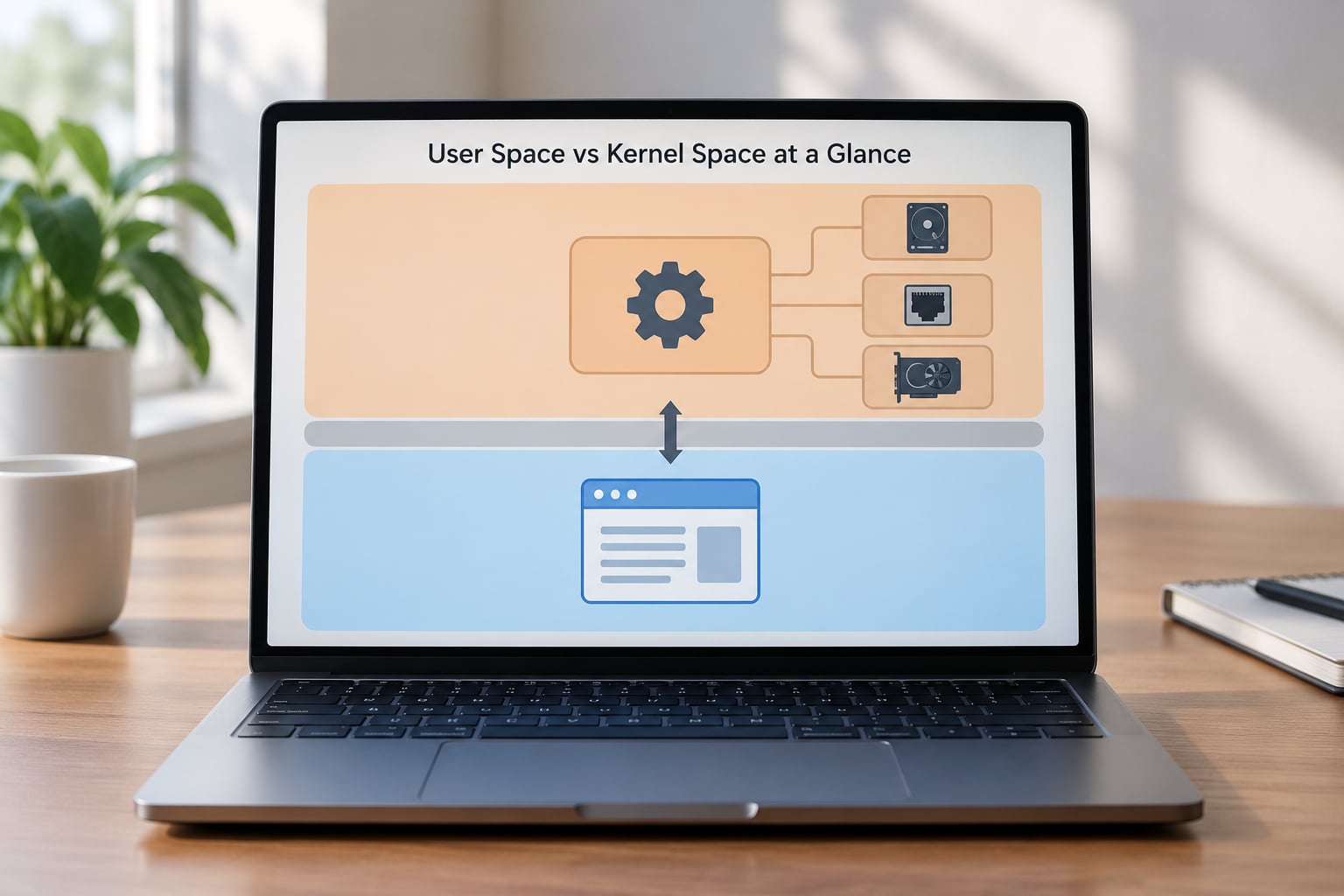 User Space vs Kernel Space at a Glance