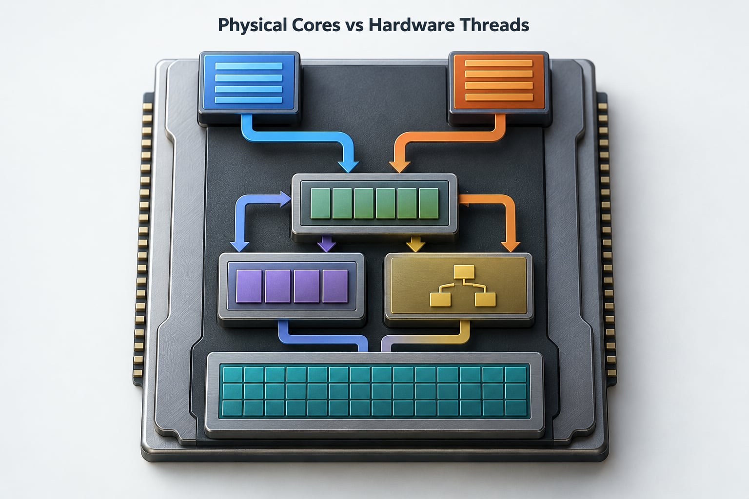 Physical Cores vs Hardware Threads