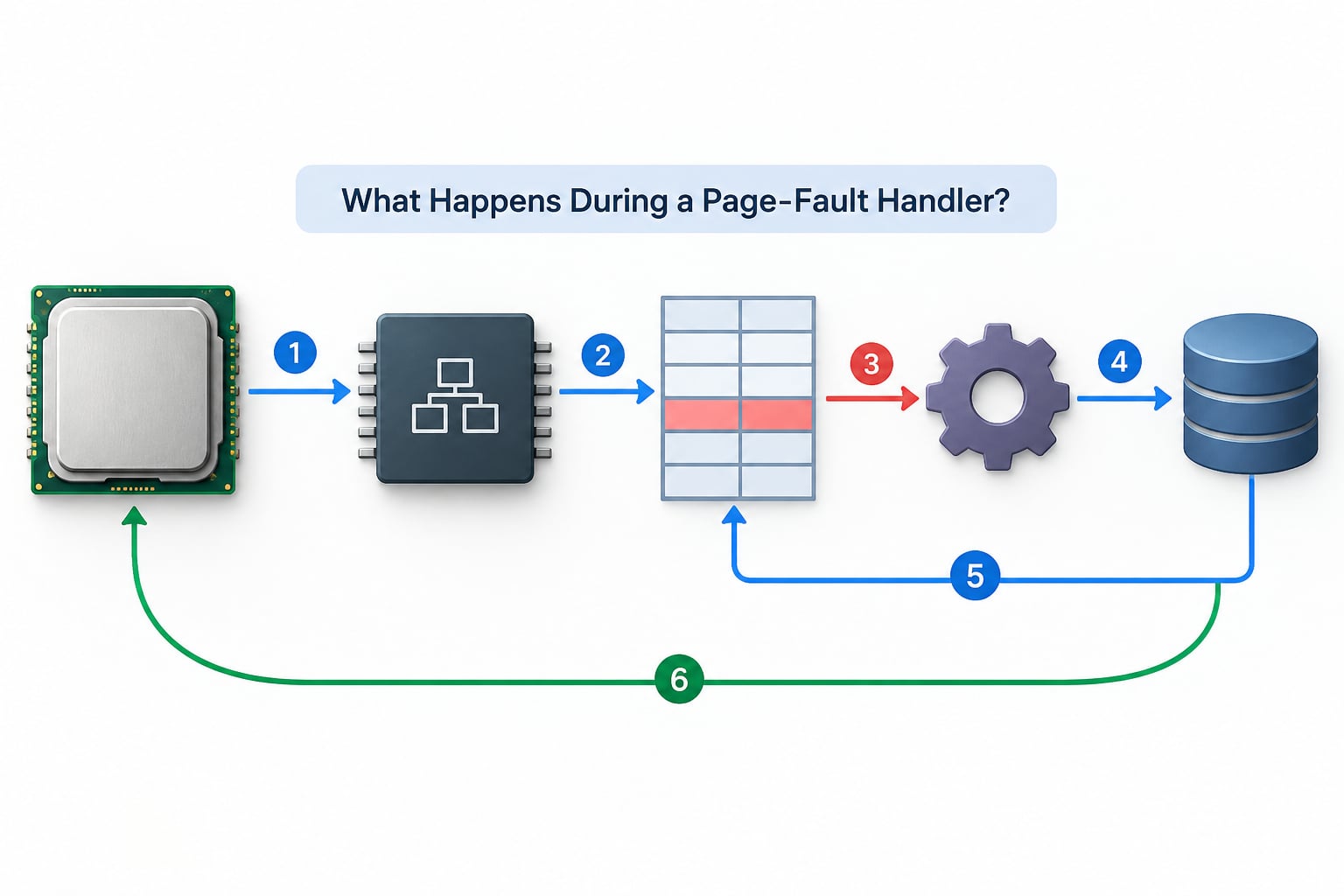 What Happens During a Page-Fault Handler?
