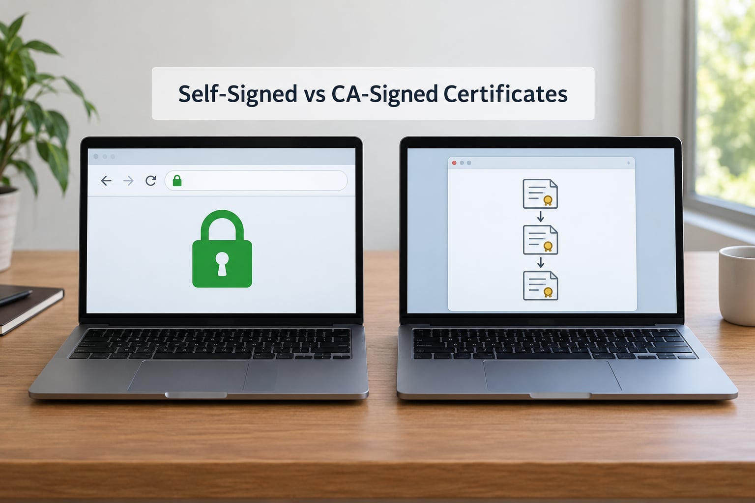 Self-Signed vs CA-Signed Certificates