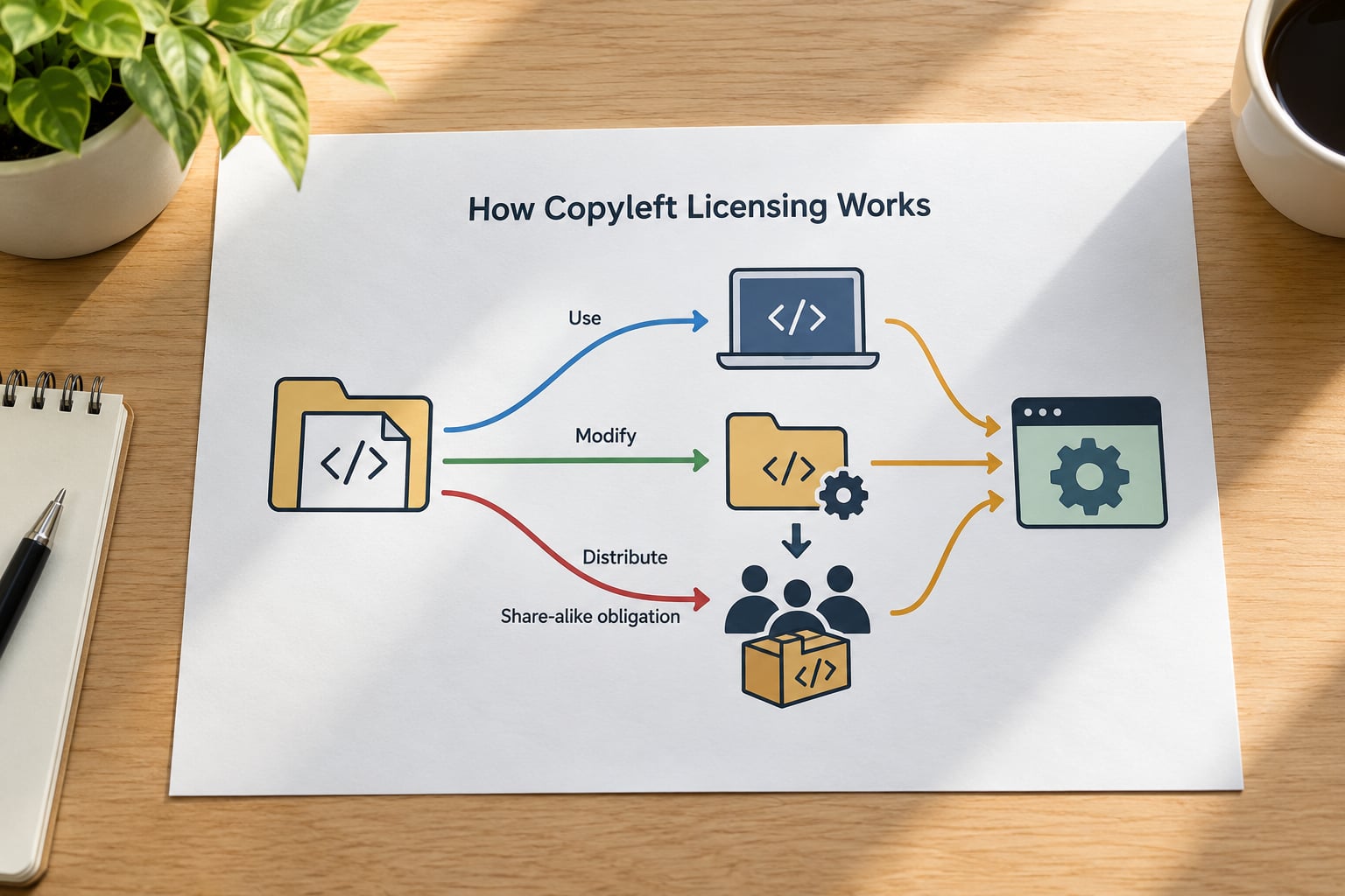 How Copyleft Licensing Works