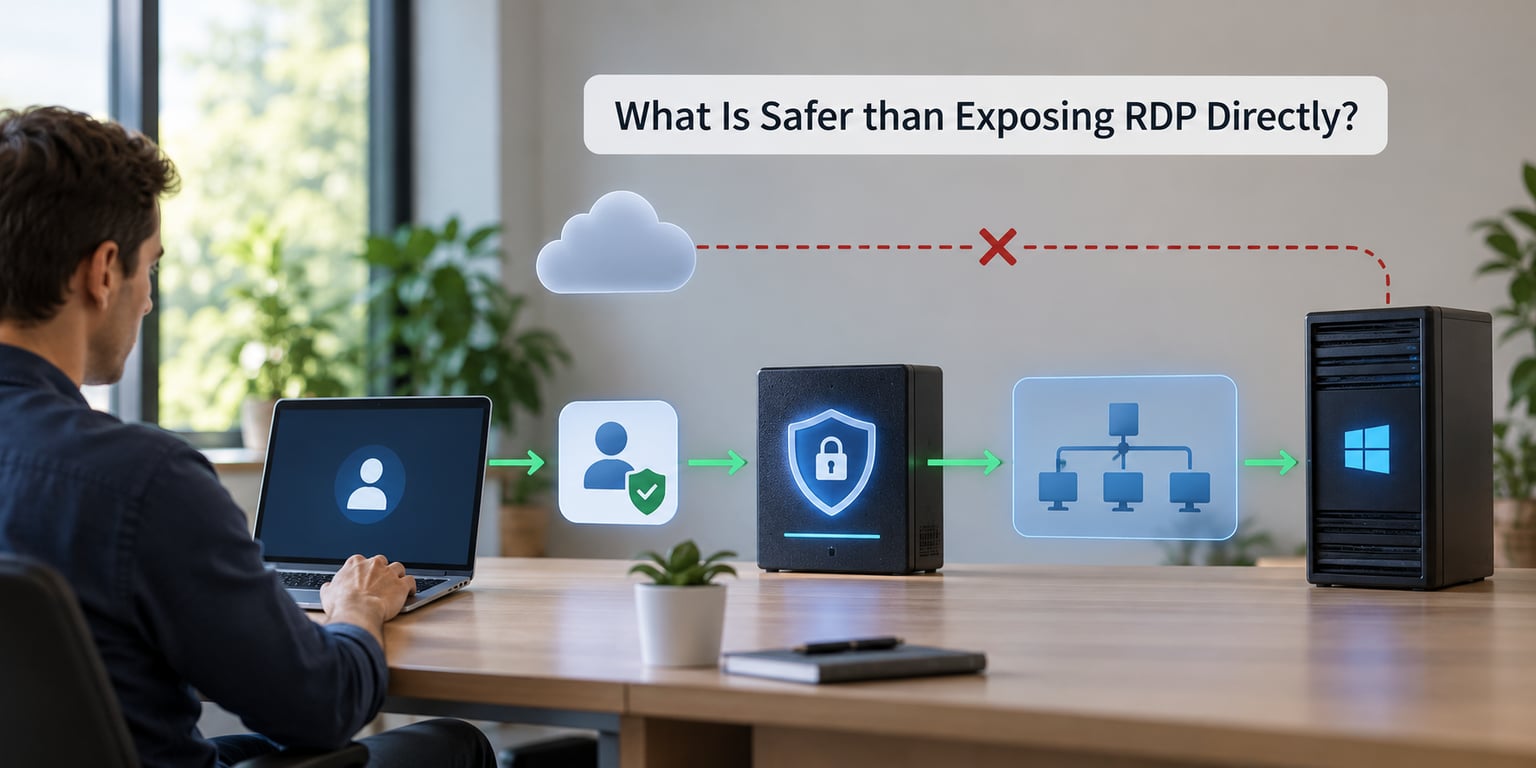 What Is Safer than Exposing RDP Directly?